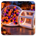 halloweensky bubble house