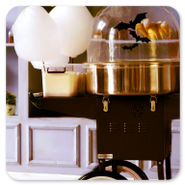 haloweenska cukrova vata