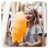 haloweenska cukrova vata