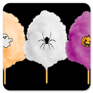 haloweenska cukrova vata