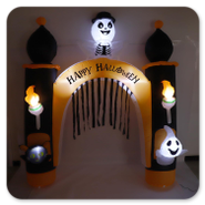 halloweensky nafukovaci obluk